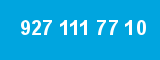927 111 77 10